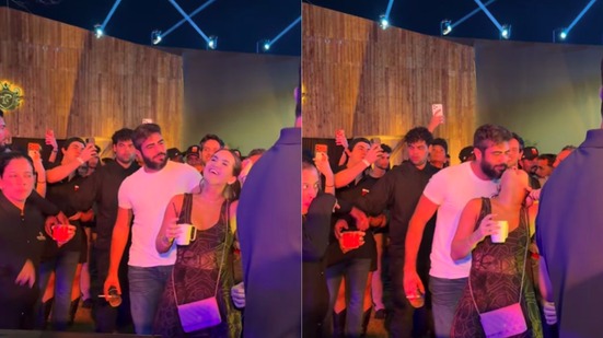 Henrique viralizou após aparecer puxando o cabelo da esposa durante show no Tocantins
