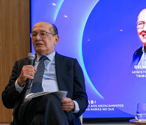 O ministro do STF (Supremo Tribunal Federal) Gilmar Mendes durante o evento Diálogos Esfera na Casa ParlaMento, em Brasília (Foto: Divulgação/Esfera Brasil)