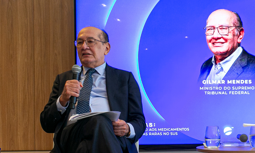 O ministro do STF (Supremo Tribunal Federal) Gilmar Mendes durante o evento Diálogos Esfera na Casa ParlaMento, em Brasília (Foto: Divulgação/Esfera Brasil)