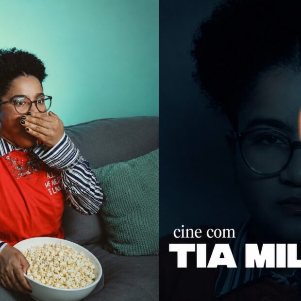 Tia Milena reagiu ao filme “A Empregada” em publi do Telecine