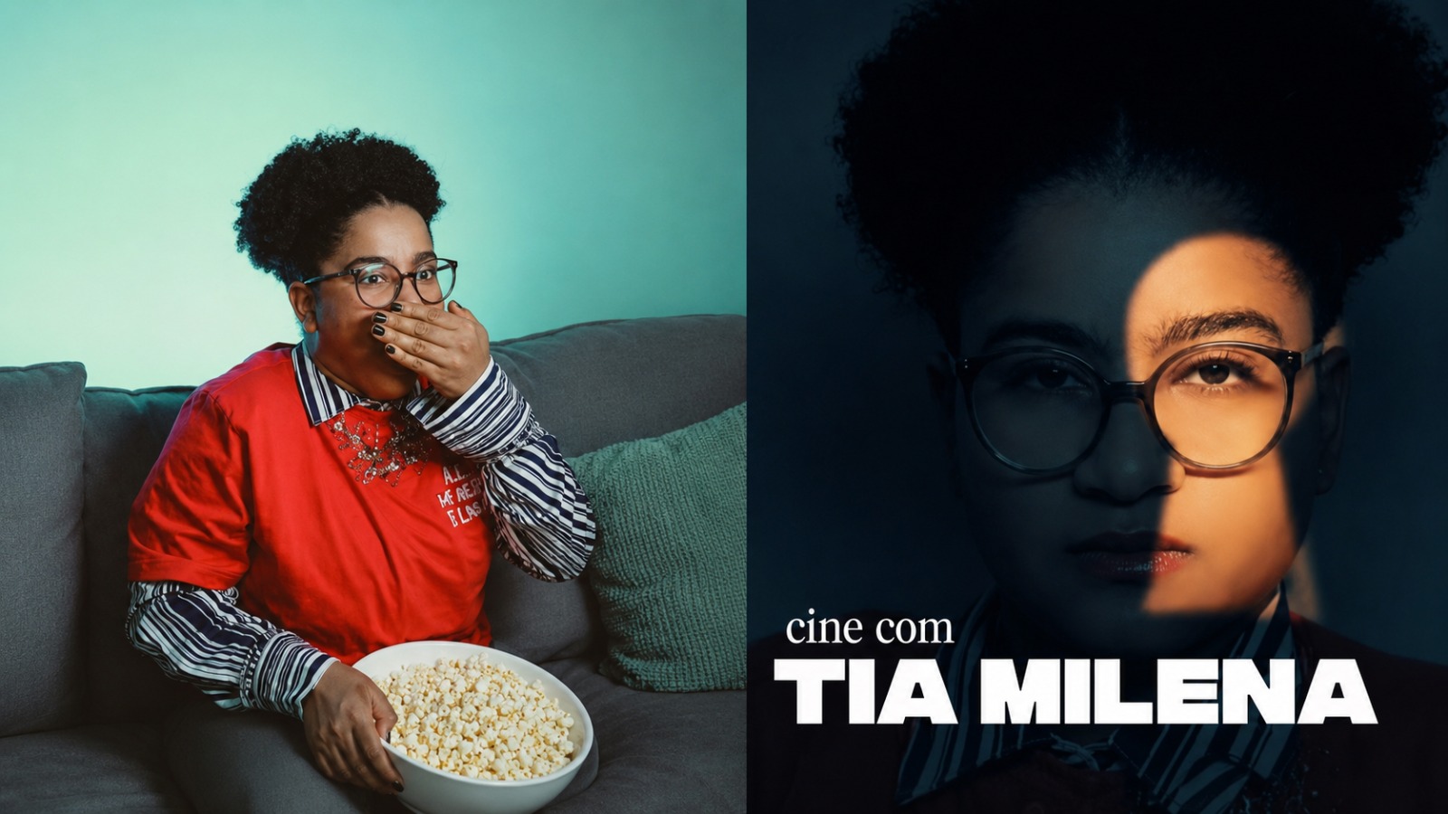 Tia Milena reagiu ao filme “A Empregada” em publi do Telecine