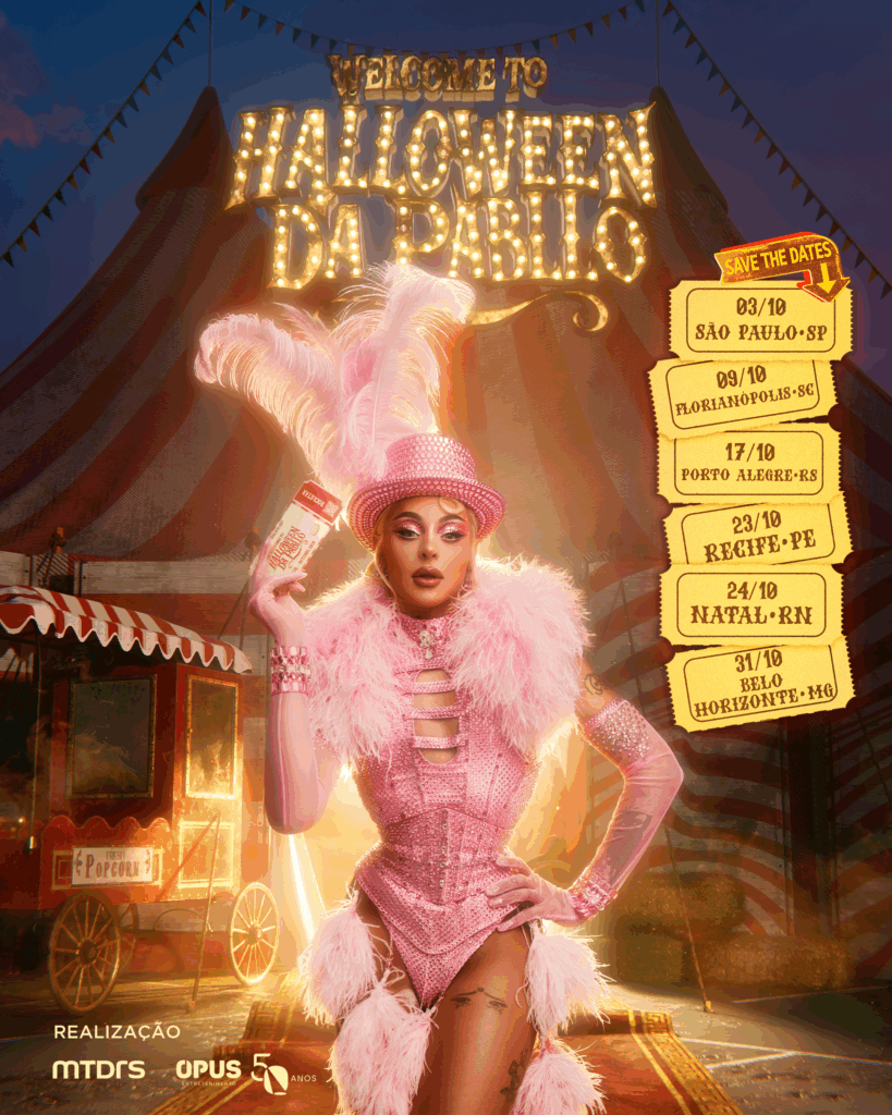 De São Paulo a Belo Horizonte, o Halloween da Pabllo 2026 promete ser a maior edição da história do evento.