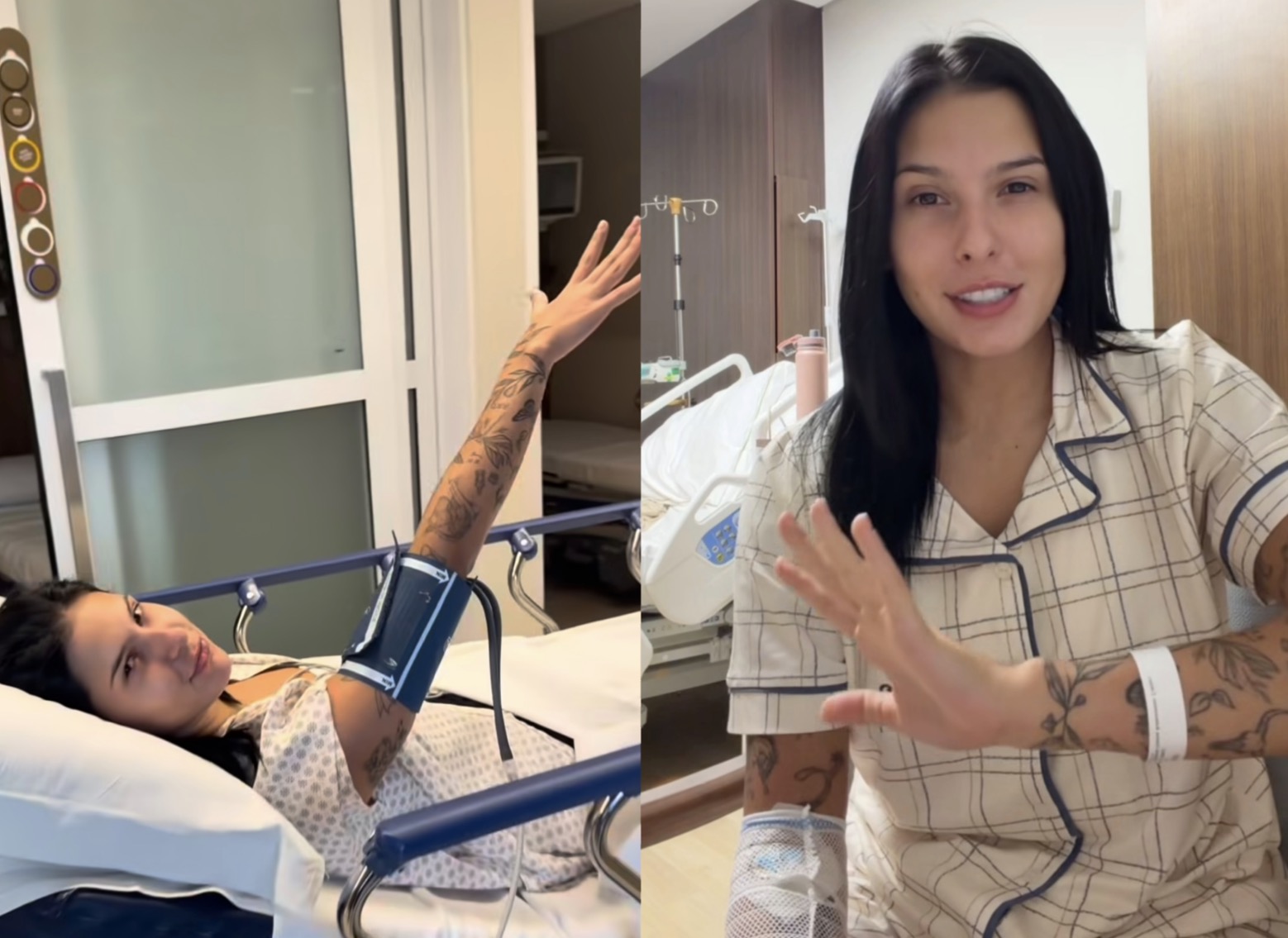 Ana Castela revelou que pretendia realizar uma otoplastia durante uma visita ao hospital, mas decidiu adiar o procedimento por conta da agenda intensa de compromissos e shows.