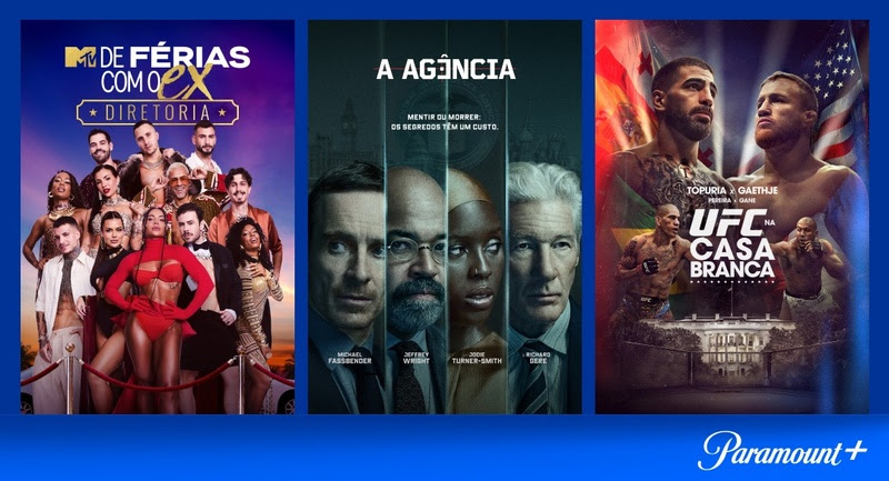 O Paramount+ resolveu não economizar em junho: tem UFC na Casa Branca, reality de ex, espionagem, drag queens e documentário esportivo no mesmo catálogo.