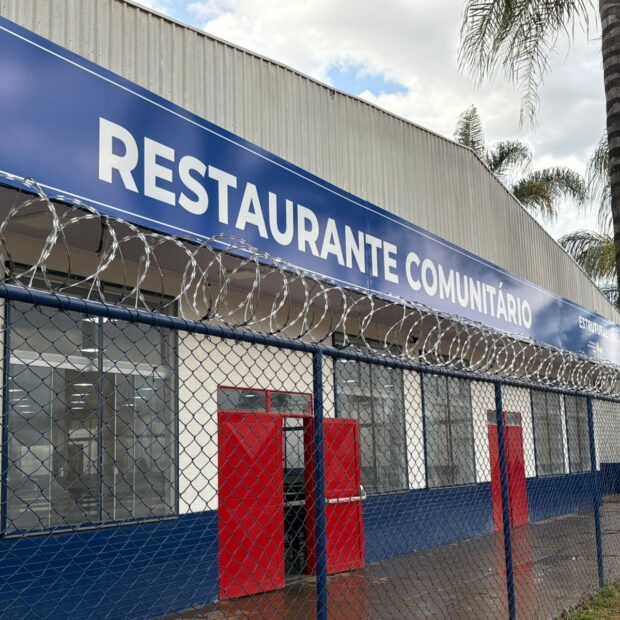 Fachada do restaurante comunitário da Estrutural. Foto: Olavo David/Jornal de Brasília