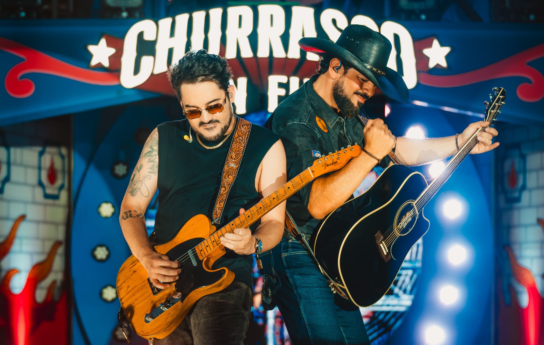 Fernando & Sorocaba desembarcam em Goiânia com o maior festival de churrasco e música sertaneja do Brasil. Open churras premium, tecnologia, drones e três horas de show prometem transformar o Centro Cultural Oscar Niemeyer em uma verdadeira festa. - Foto: Doug Velloso