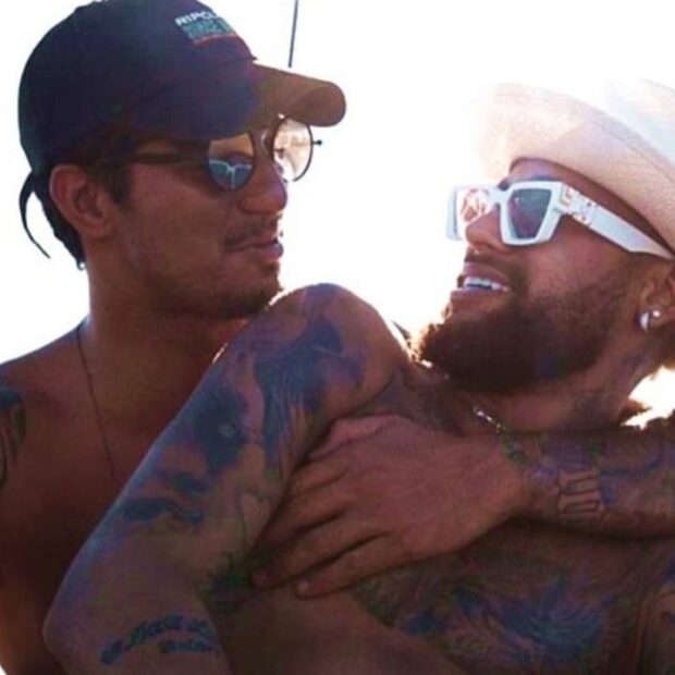 Gabriel Medina comentou publicação de Neymar e demonstrou apoio ao jogador