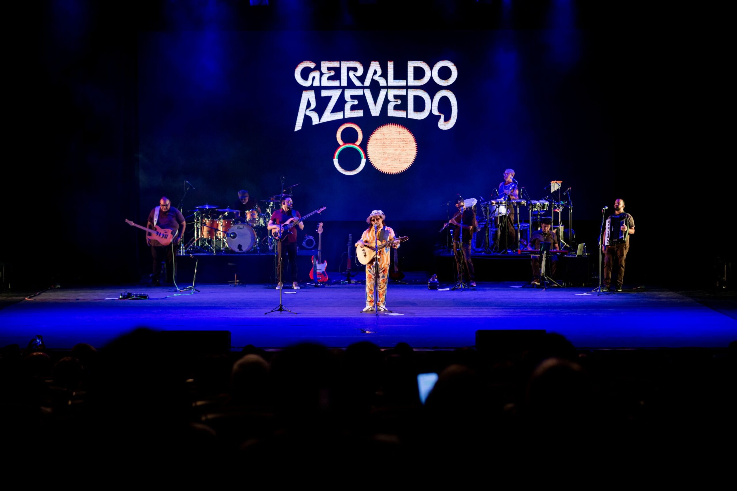 Geraldo Azevedo celebra 80 anos de carreira em show com Chico César em Brasília