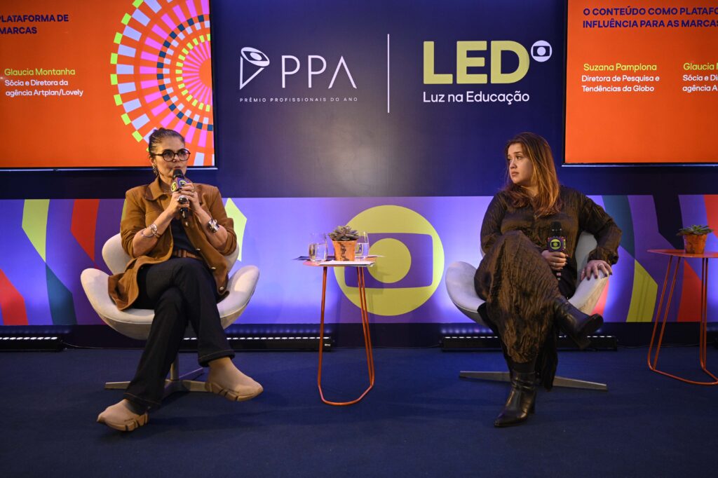 Globo lança projeto inédito para novos publicitários
Academia LED e PPA, Suzana Pamplona e Glaucia Montanha
Globo/ Bob Paulino