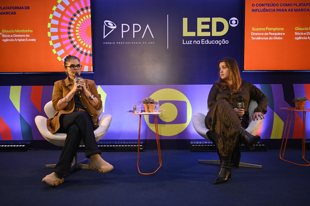 Globo lança projeto inédito para novos publicitários
Academia LED e PPA, Suzana Pamplona e Glaucia Montanha
Globo/ Bob Paulino