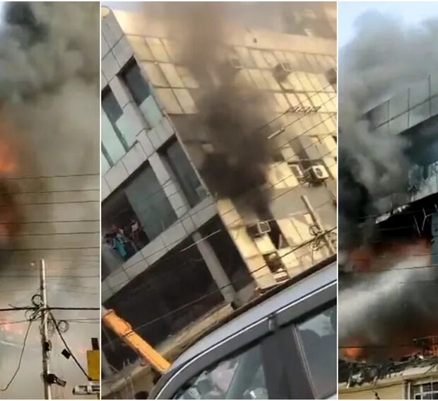incêndio atinge prédio em nova délhi na Índia e deixa ao menos 21 mortos