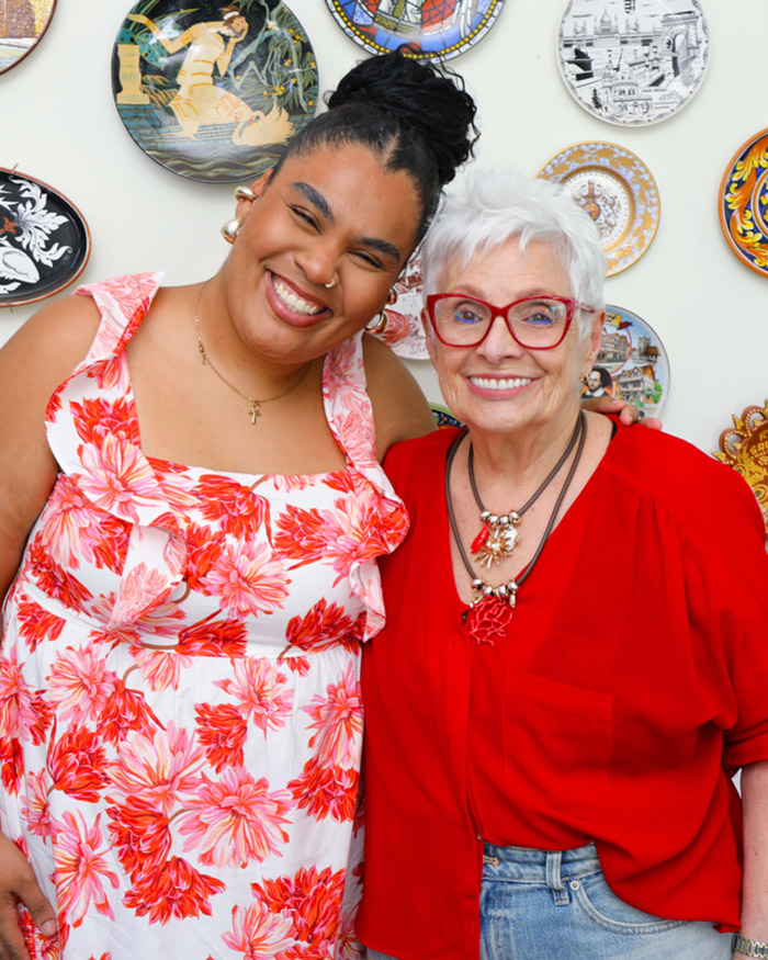 sandra e a mãe, vicky tavares, fundadora do instituto vida positiva
