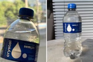 Anvisa determinou o recolhimento de um lote da água Crystal após a identificação da bactéria Pseudomonas aeruginosa. Consumidores devem verificar a numeração da embalagem e interromper o consumo caso pertença ao lote afetado.