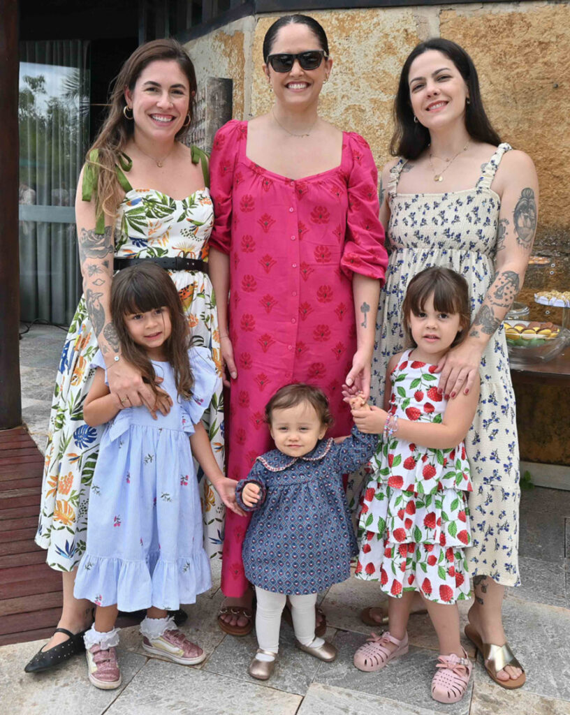 sofia e maria alice, júlia e lila, e joana e marina