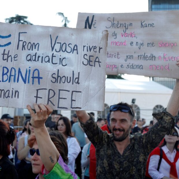 albania us politics tourism environment construction demo