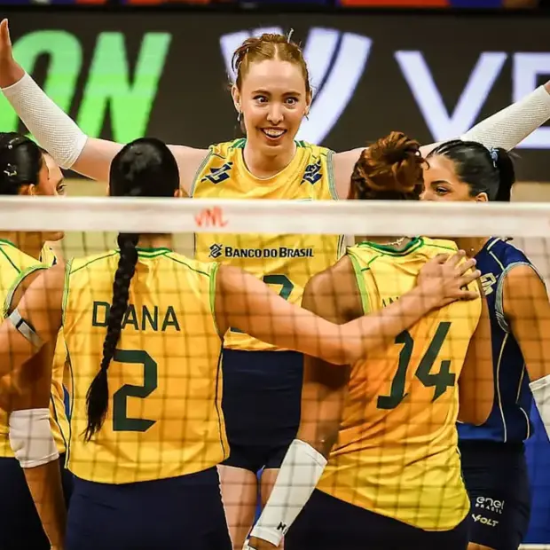 brasil 3 a 1 holanda liga das nacoes volei fem