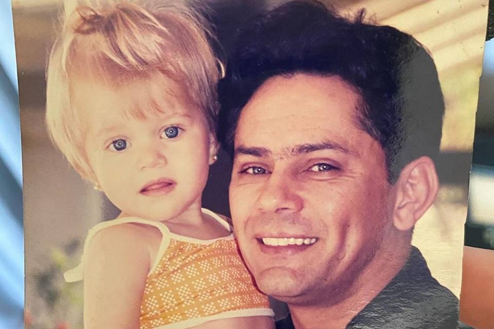 Filha de Leandro homenageou o pai em vídeo publicado nas redes sociais

