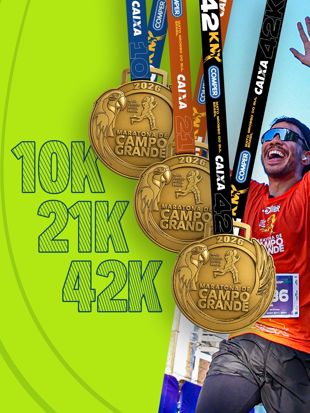 A Maratona de Campo Grande revelou as medalhas de 2026 e promete uma das edições mais rápidas da história, com percursos reformulados e premiação em dinheiro.