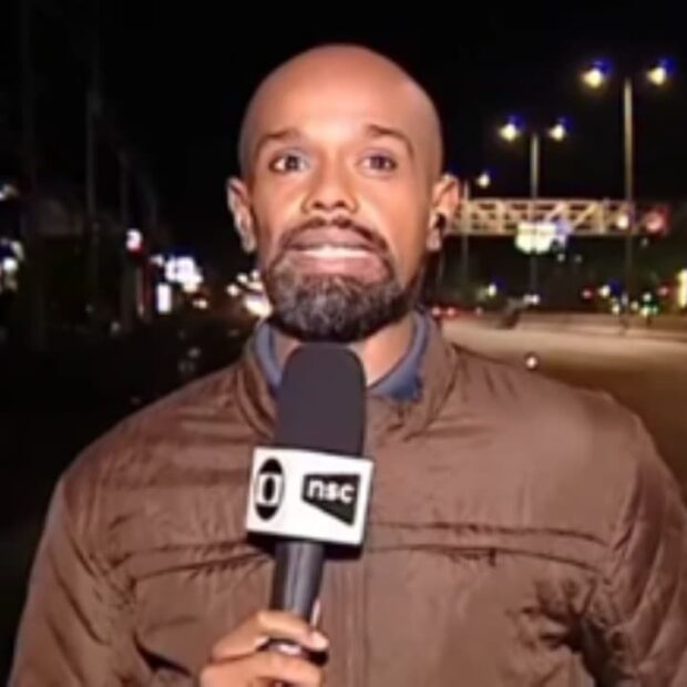 Cristiano Gomes viralizou ao reclamar do salário durante telejornal da NSC TV