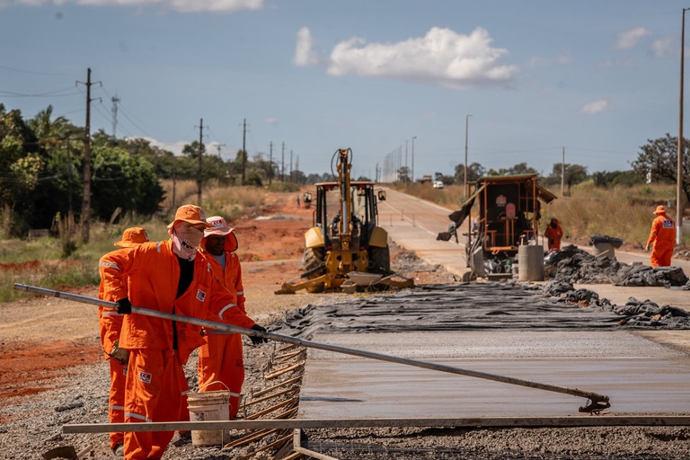 Duplicação da BR-080 chega a 20% entre Taguatinga e Brazlând