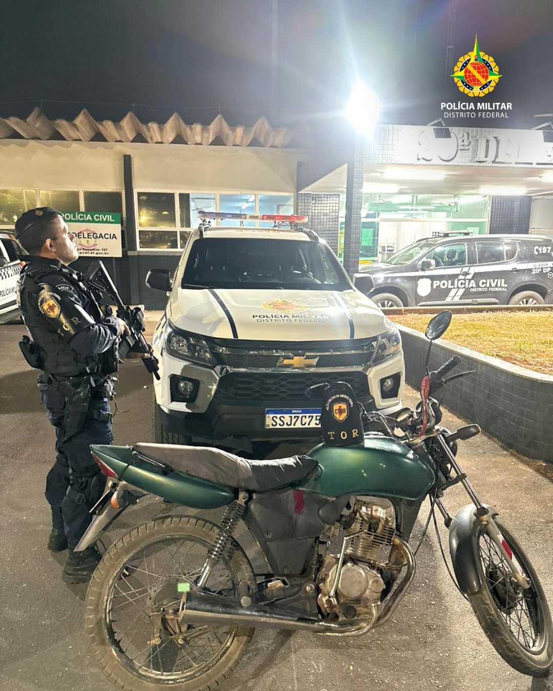Homem é preso com motocicleta adulterada durante fiscalizaçã