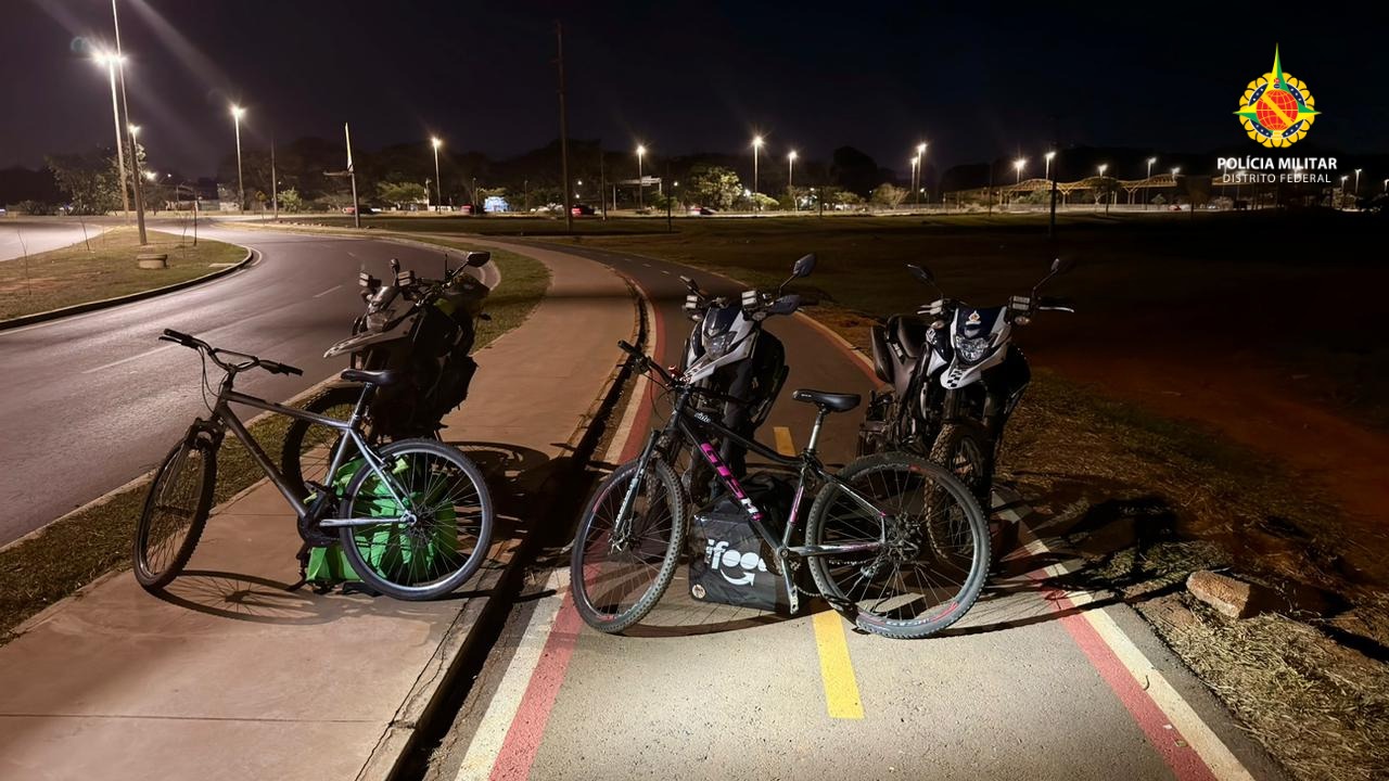 PMDF recupera duas bicicletas roubadas pouco após crime no R