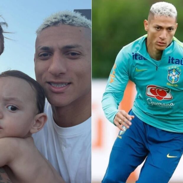 Richarlison não deixou barato. Após críticas ao nome do filho, o atacante respondeu uma internauta e acabou viralizando nas redes.