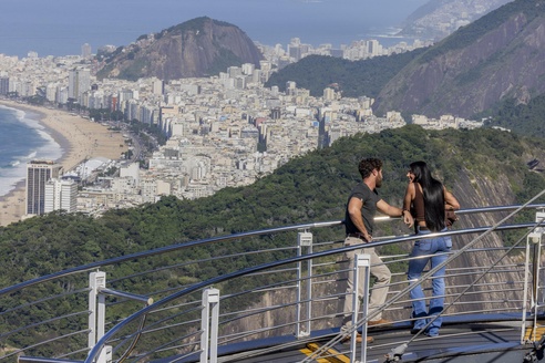 Ana Castela e Gael viajam para o Rio de Janeiro e visitam ponto turístico da cidade
Ana Castela e Gael passeando no Parque do Bondinho.