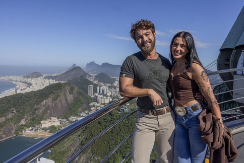 Ana Castela e Gael viajam para o Rio de Janeiro e visitam ponto turístico da cidade Ana Castela e Gael (André Luiz Frambach). Globo/ Fábio Rocha