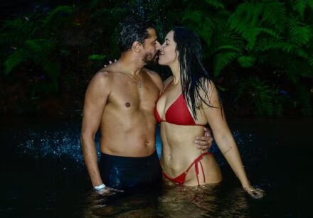 Alberto Cowboy e Priscilla Monroy negaram crise após discussão em hotel