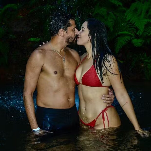 Alberto Cowboy e Priscilla Monroy negaram crise após discussão em hotel