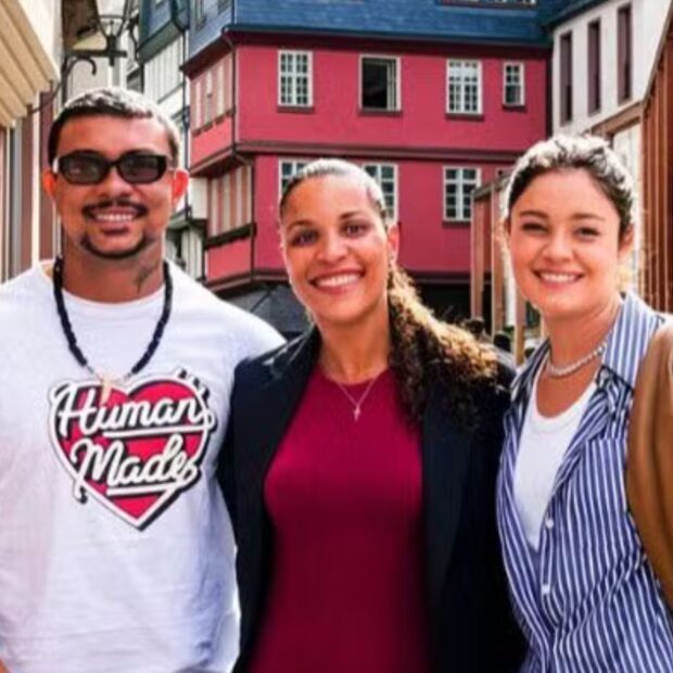Sophie Charlotte e Xamã foram flagrados em Frankfurt, na Alemanha, durante uma viagem romântica após a reconciliação. - Reprodução Instagram