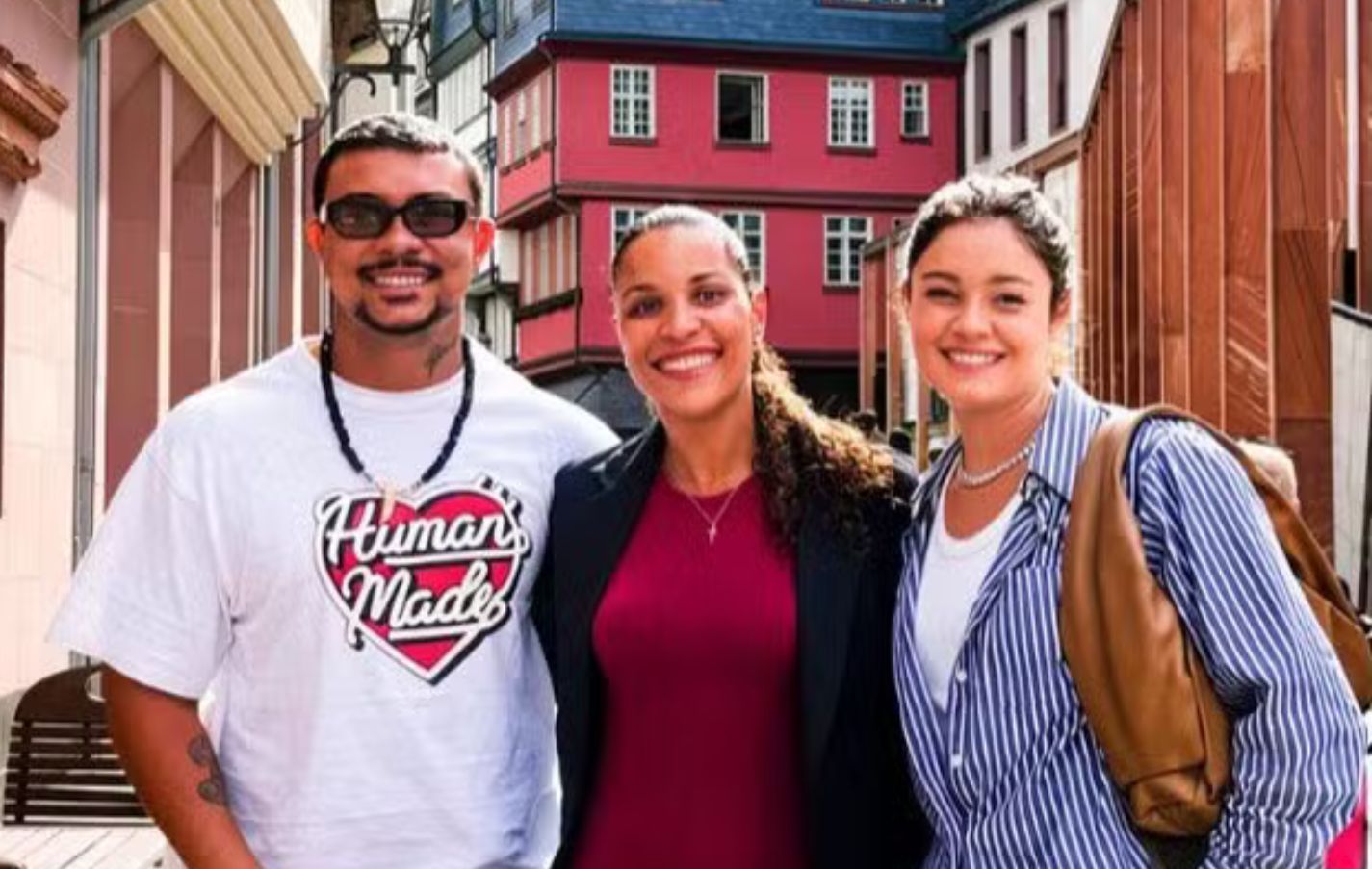 Sophie Charlotte e Xamã foram flagrados em Frankfurt, na Alemanha, durante uma viagem romântica após a reconciliação. - Reprodução Instagram