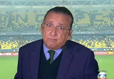 Galvão Bueno não narra o jogo de abertura da Copa no SBT