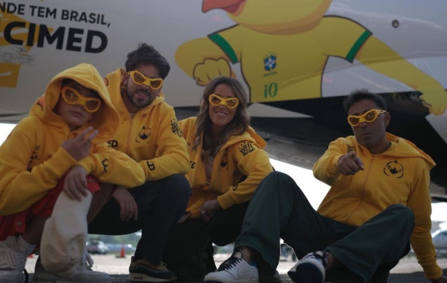 A Família Cimed desembarcou em Nova York para acompanhar a Copa do Mundo com uma agenda exclusiva ao lado da Seleção Brasileira. - Reprodução Instagram