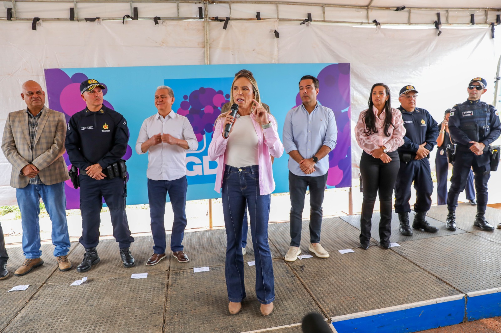 assiantura obras da nova sede do 16º bpm em brazlândia
