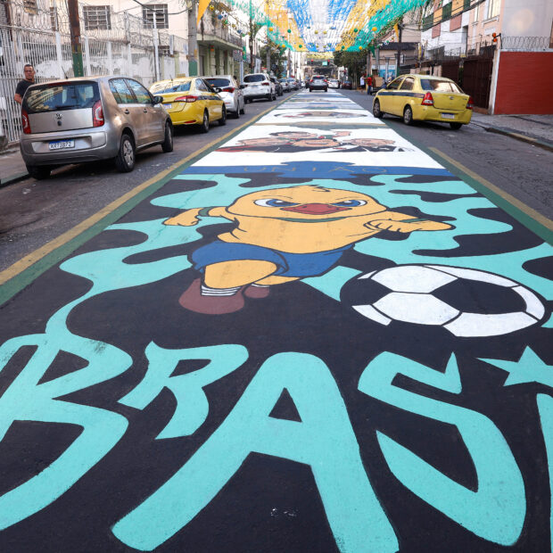 ruas pintadas no rio de janeiro