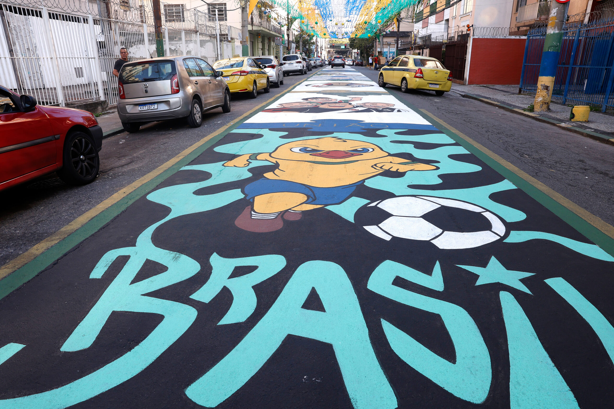 ruas pintadas no rio de janeiro