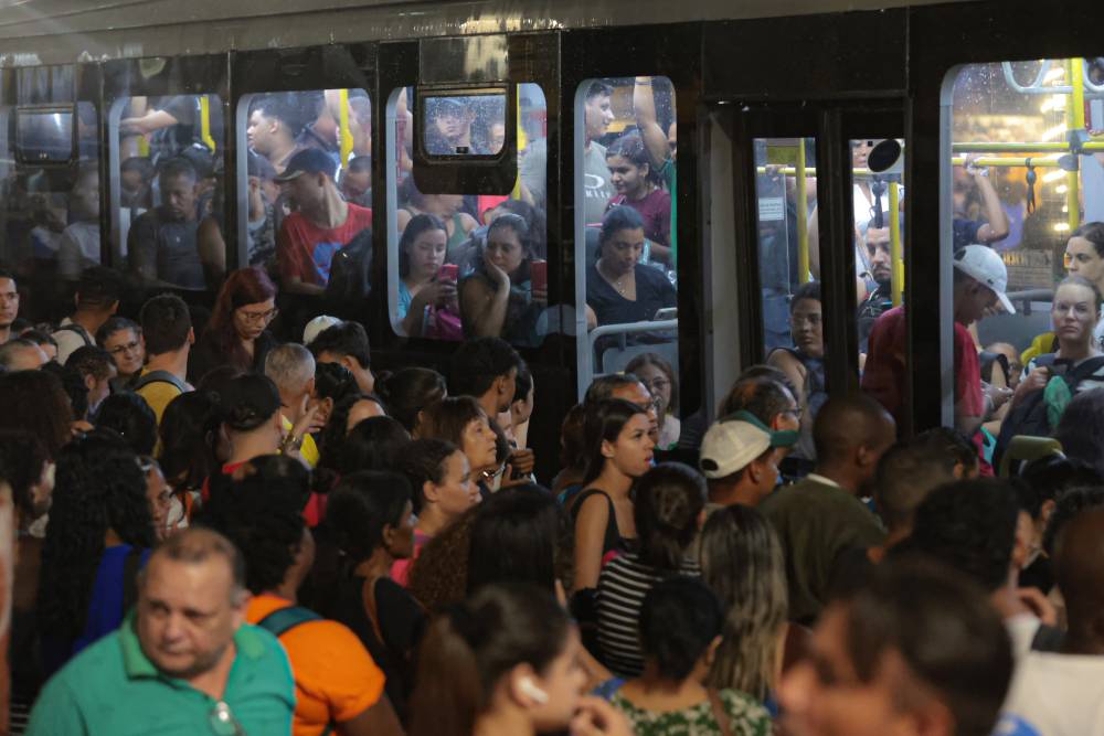 ônibus lotado