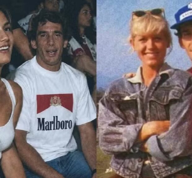 Luiza Brunet publicou uma foto rara ao lado de Ayrton Senna nas redes sociais