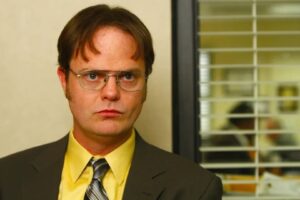 rainn wilson dwight schrute the office foto reproducao cbs 1