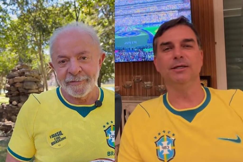 lula e flavio bolsonaro