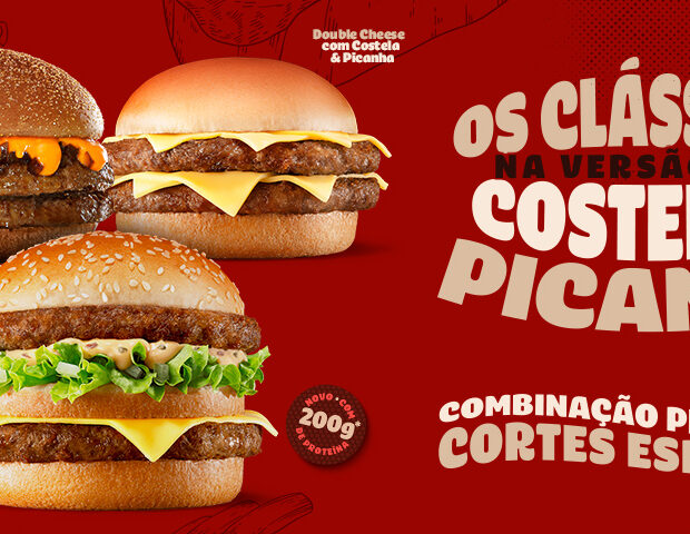 O Bob’s resolveu turbinar seus clássicos com um blend de picanha e costela, e a internet já está fazendo planos para o fim de semana.