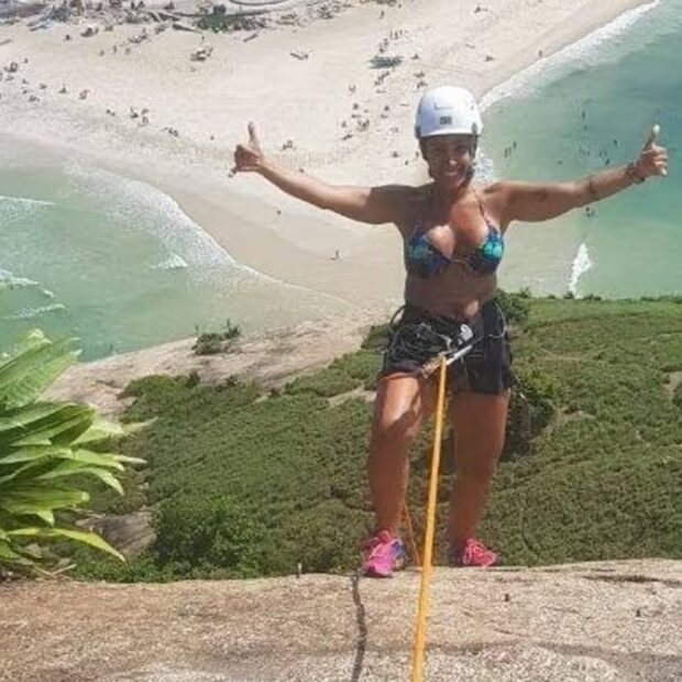 mulher morre após escorregar e cair em gruta no rio enquanto se preparava para fazer rapel