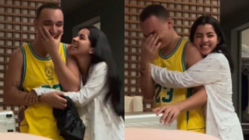 João Gomes se emocionou com o presente e disse que talvez nem conseguisse dormir
