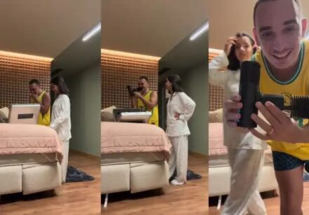 Ary Mirelle presenteou João Gomes com um microfone avaliado em quase R$ 300 mil