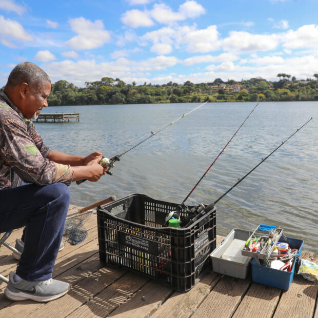 pesca no lago paranoa