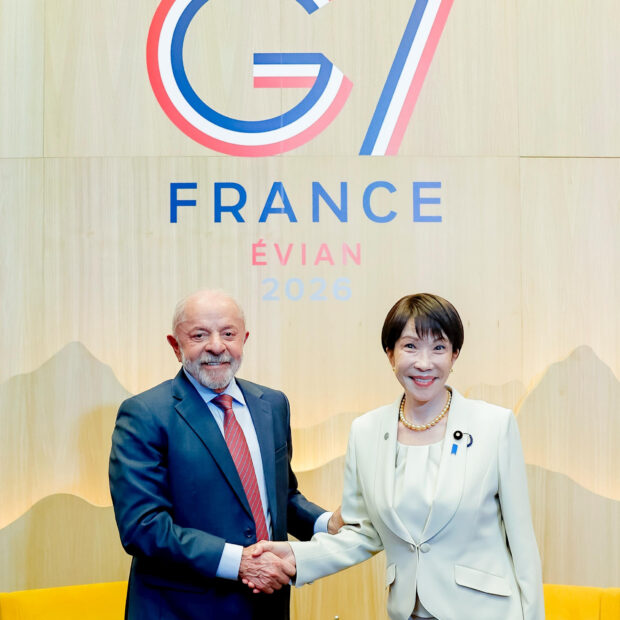 presidente lula com a primeira ministra do japão, sanae takaich