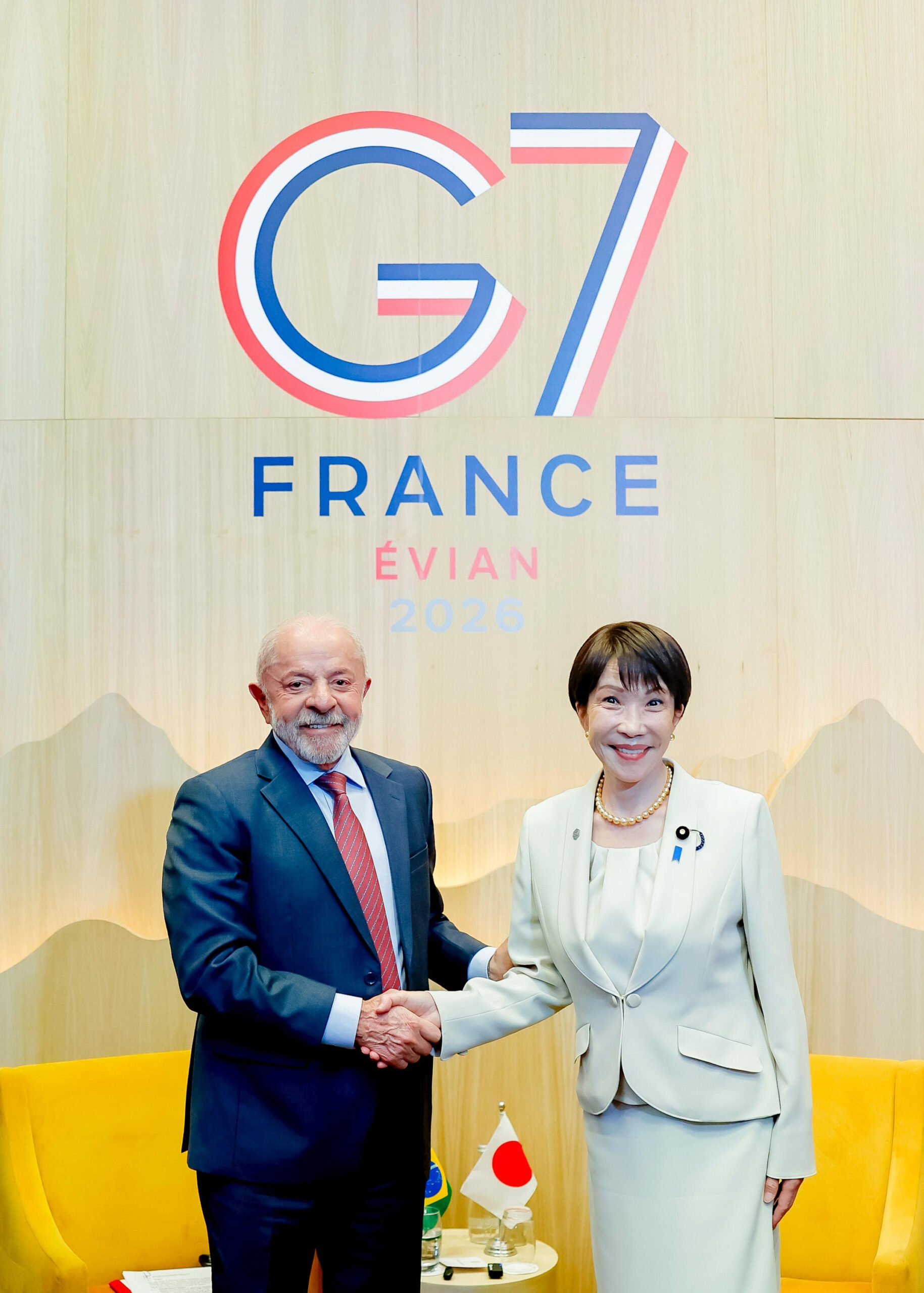 presidente lula com a primeira ministra do japão, sanae takaich