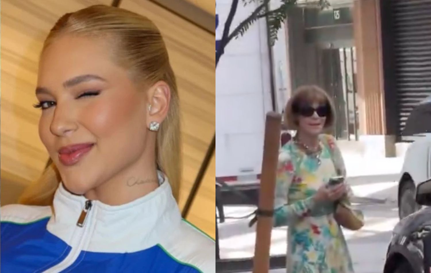 Virginia Fonseca encontrou Anna Wintour em Nova York, mas acabou viralizando por um detalhe inesperado.